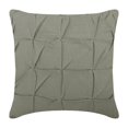 thumbnail image 1 of The HomeCentric Housses de Coussin Grises Coussin d'Accent Texturé Plis Nervurés Uni Housse de Coussin Lot de 2 18x18 Pouces (45x45 cm) Housse de Coussin Carrée Coton Lin Housse de Coussin Unie - Texture Lin Grise, 1 of 3