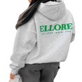 thumbnail image 4 of Women Spring Autumn Hoodie Long Sleeve Letter Hooded Sweatshirt with Pocket, 4 of 6