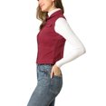 thumbnail image 4 of INSPIRE CHIC Women's Washed Chest Flap Pockets Single Breasted Denim Vest, 4 of 6