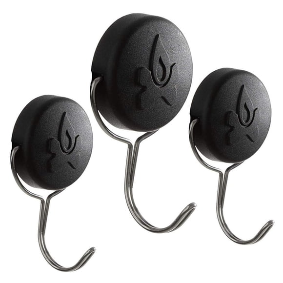 Camp Chef Magnetic BBQ Tool Holders 3-Pack - MAG3, Durable Grill Accessory Hooks for Utensils, Easy Attach Weather-Resistant Outdoor Kitchen Equipment
