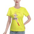 thumbnail image 1 of Women's Basic Short Sleeve T-Shirt Sailor Moon Moon Hare, 1 of 6