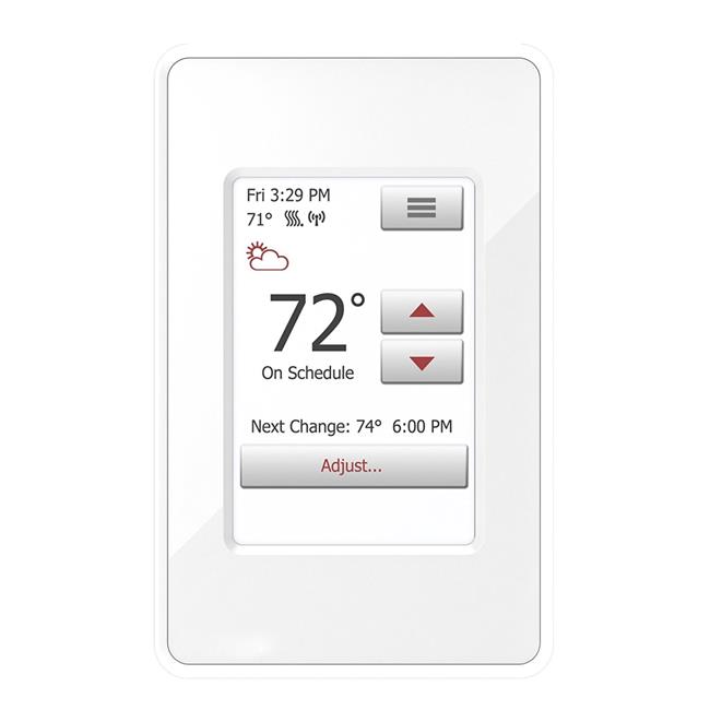 WarmlyYours UWG4-4999 nSpire Touch WiFi & Touch Programmable Thermostat with Floor Sensor