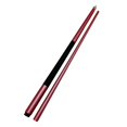 thumbnail image 2 of Siruishop 147cm Billiard Cue 2 Sections Pool Table Sticks for Game Practice Break Room Pink, 2 of 8