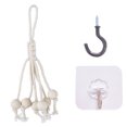 thumbnail image 1 of Hanging Fruit Baskets for Kitchen Home Kitchen Fruit Hanging Basket Cotton Rope Hand-Woven Storage Basket Fruit Basket for Kitchen Counter Hanging Fruit Basket for Kitchen, 1 of 8