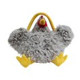 thumbnail image 1 of Way To Celebrate Easter Plush 10inch Easter Brown Rooster Basket, 1 of 3
