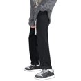 thumbnail image 2 of B91xZ Jeans pour Hommes Extensible Jambe Droite, Noir TG, 2 of 4