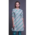 thumbnail image 2 of Bimba Robe Kurta Droite pour Femmes à Col Mandarin Imprimée Kurti Courte Hauts, 2 of 6