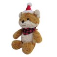 thumbnail image 2 of HOLIDAY TIME 9.5INCH CURLY PLUSH FOX ,BROWN, 2 of 3