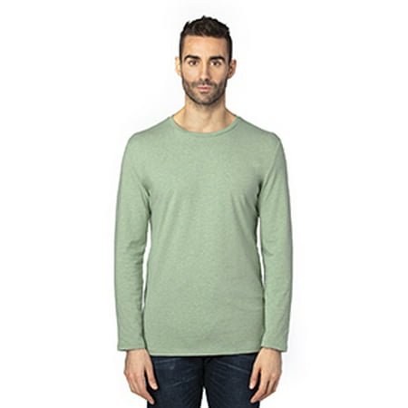 Men's Ultimate Long-Sleeve T-Shirt - ARMY HEATHER - L