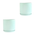 thumbnail image 3 of Wweixi Indoor Flower Pots - Elegant And Practical Available In Multiple Colors And Can Be Selected DS light green M 2Set, 3 of 6