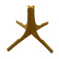thumbnail image 2 of MERIGLARE Portable Trumpet Stand Tripod Holder Clarinet Support for Clarinet Saxophone Yellow, 2 of 9