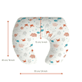 thumbnail image 2 of Jolly Jumper Baby Sitter Nursing Pillow - Beach Turtles | 100% Cotton, Hypoallergenic Support Cushion for Breastfeeding, Sitting & Lounging | Made in Canada, 2 of 2