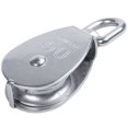 thumbnail image 1 of Hot M50 Stainless Steel Single Wheel Swivel Pulley Block 400kg Pulley Wheel ,Easy Installation, 1 of 6