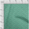 thumbnail image 2 of oneOone Polyester Spandex Sea Green Fabric Asian Block Craft Projects Decor Fabric Printed By The Yard 56 Inch Wide, 2 of 5