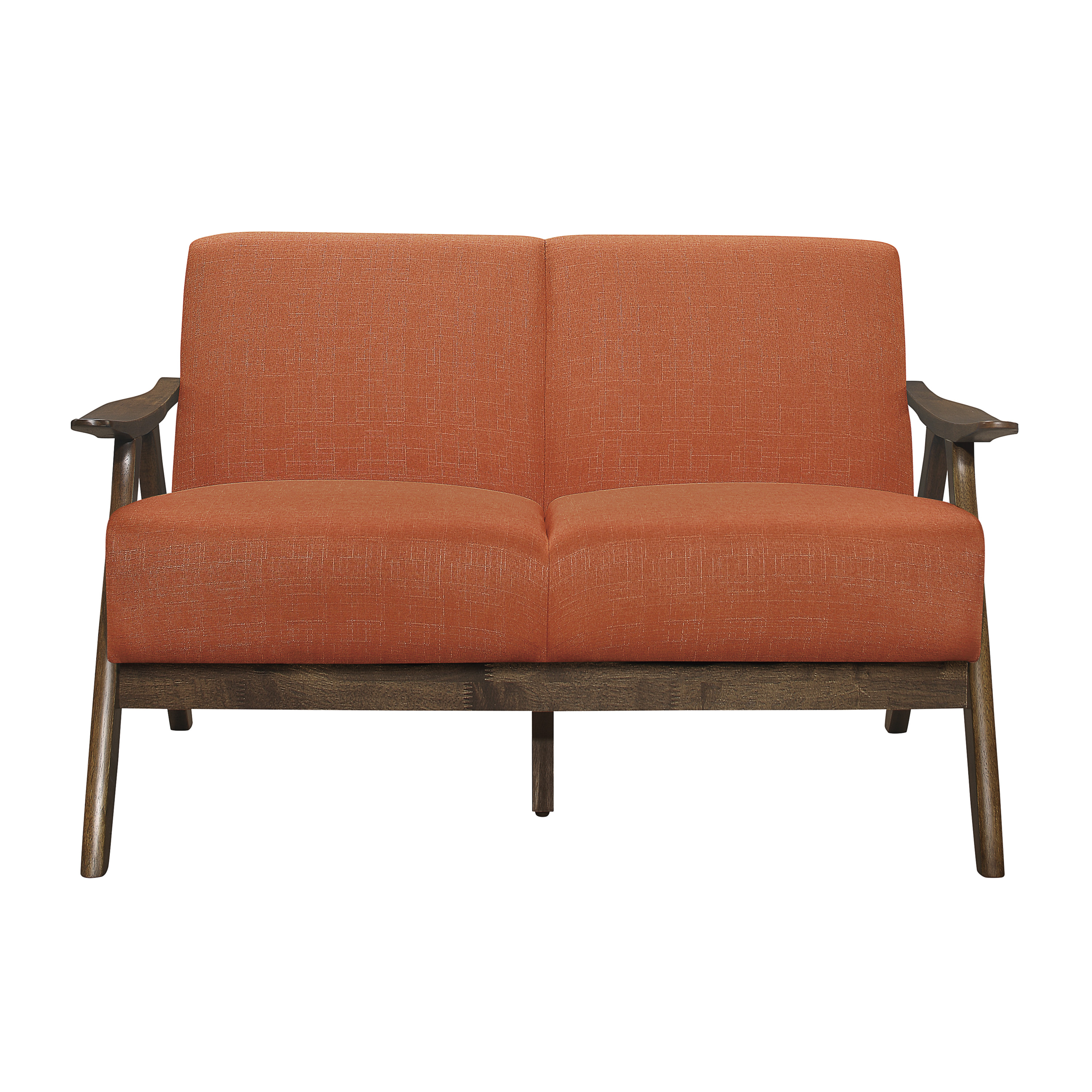 Lexicon 1138RN-2 Damala Collection Canapé Rétro Inspiré, Orange