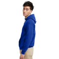 thumbnail image 3 of Hanes Mens EcoSmart Fleece Hoodie, L, Deep Royal, 3 of 6