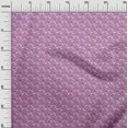 thumbnail image 3 of oneOone Tissu en Viscose Chiffon Violet Tissu pour Robe d'Enfant Tissu Imprimé Tissu au Mètre 42 Pouces de Large, 3 of 4