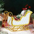 thumbnail image 1 of Fridja Christmas Home Decor Christmas Sleigh Metal Decorations Small Candy Storage Gifts Desktop Center Mantelpiece Fireplace, 1 of 6