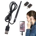 thumbnail image 3 of An108 Caméra Portable HD 3-en-1 avec Lumière LED Réglable pour Inspection des Oreilles et des Tuyaux (5.5mm/0.2 Po, Compatible USB Type-C, Android/PC), 3 of 5