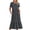 Dark Gray, variant on Bigersell Hawaiian Dresses for Women Summer Female Crew Neck Short Sleeve Maxi T-Shirt Dress Style D-30 Floral Dress Ladies Regular Summer Dresses , Pink L