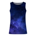 thumbnail image 3 of LSLJS Débardeurs à Imprimé 3D Ciel Étoilé pour Hommes T-Shirts Sans Manches à Col Rond Décontractés pour le Gym Entraînement Débardeurs, 3 of 4