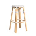 thumbnail image 4 of Butler Specialty Company Tobias Round Rattan 30" Bar Stool - Glossy White, 4 of 7