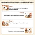 thumbnail image 4 of XIPYYKM Mini Bag Sealer, 5" Potato Chip Bags Heat Sealer Capper, Bag Reseal Snack Plastic Bag Heat Seal and Cutter, USB Charger Sealing Machine Impulse for Mylar Cereal Bags, 4 of 9