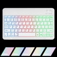 thumbnail image 1 of Touchpad Keyboard Case Funda For Tablet Lenovo Tab M10 HD 2nd Gen 10.1 TB-X306X X306F Rainbow Backlight Keyboard Cover Mouse white keyboard only Italian, 1 of 6