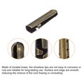 thumbnail image 3 of Unique Bargains 40Pack 5x20mm Metal Shoelace Tips Open Mouth Shoelace Repair Cords End Tips Bronze, 3 of 6