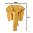 thumbnail image 3 of Women's Shawl Wrap Poncho Cape Open Front Cardigan Scarf Pashmina Shawls For Fall Winter, 3 of 6