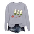 thumbnail image 1 of Chandail à Capuchon pour Femme à Enfiler, Imprimé de Lettres, Col Rond, Haut Doux et Confortable, Chandail Décontracté à Manches Longues pour l'Automne et l'Hiver, Mode, 1 of 3