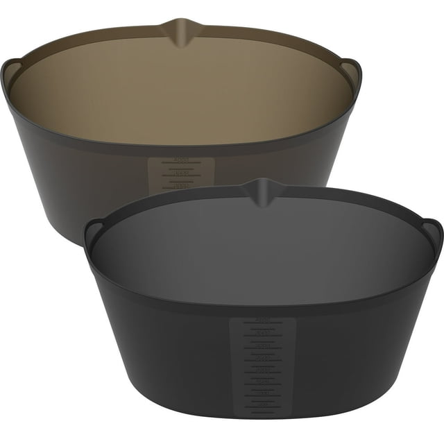 YOPTOP 2PCS Silicone Slow Cooker Liners Fit 6-7 Quarts Oval Pot Reusable Leakproof Slow Cooker Divider Liner Heat Resistant Slow Cooker Divider Cooking Liner with Handles for Kitchen Oval or Po