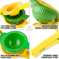 thumbnail image 4 of Presse-agrumes 2-en-1 Citron-Lime - Presse-Agrumes à Main Presse-Citron, 4 of 5