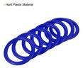 thumbnail image 4 of Unique Bargains 4cm Plastic Carnival Ringtoss Rings Hoop Party Favor Game, Blue 24 Pack, 4 of 5