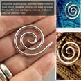 thumbnail image 2 of Cable Needle Shawl Pin, High Strength Stainless Steel  Tip Spiral Cable Needle Exquisite Appearance  For Home, 2 of 7
