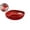 Rouge, variante sur Assiettes à Dessert 7,8 Po, Bols à Pincer pour la Préparation de Cuisine, Assiettes en Plastique Réutilisables avec Bordure Dorée et Rebord Surélevé, Petites Assiettes pour hors-D'œuvre Salade Collation, Cocktail Sandwich