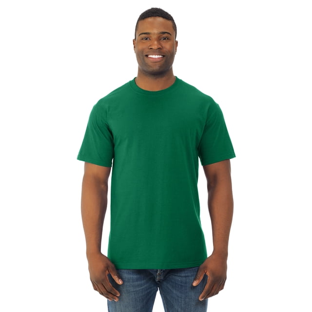 Fruit Of The Loom T-Shirt à Col Rond à Manches Courtes en Coton HD pour Hommes, 2TG, Trèfle