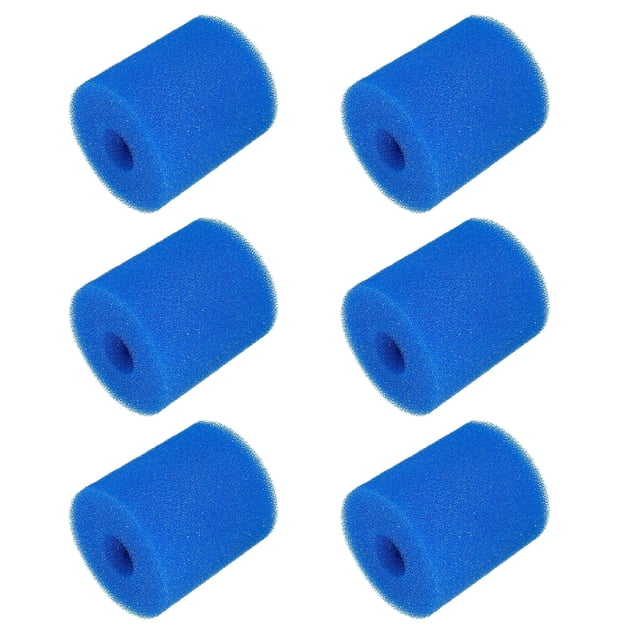 Cartouche de Filtre de Piscine de Remplacement, Éponge Lavable en Mousse, Cartouche de Mousse Adaptée à la Piscine, Filtre de Mousse Réutilisable