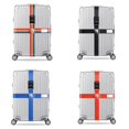 thumbnail image 3 of 4.2m Nylon 3 Digits Password Lock Luggage Strap Cross Belt Packing Adjustable Travel Suitcase Buckle Strap Baggage Belts A4, 3 of 6