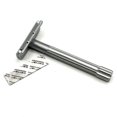 thumbnail image 2 of Parker SoloEdge Single Edge Safety Razor With 100 Parker Platinum Single Edge Blades, 2 of 5