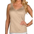 thumbnail image 1 of Women's Shadowline 2410 Princess Wide Strap Camisole (Nude 34), 1 of 4