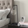 thumbnail image 2 of Henn&Hart 9" Blackened Bronze Metal/Glass Table Lamp, 2 of 10