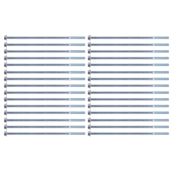 Hex  Set, Long Life Span Extended 20Pcs Carbon Steel Hex Long Screw Fine Workmanship M8  For Garden Machine M8 X 160,M8 X 170,M8 X 185,M8 X 190,M8 X 200,M8 X 205,M8 X 215,M8 X 220