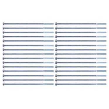Hex Bolt Set,20Pcs Hex Flange Bolt Hex Head Screw Half Thread Bolt Finest Materials
