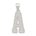 thumbnail image 1 of Pendentif Breloque Collier Monogramme Prénom Initiale Lettre A Délicat en Argent Sterling 925, 1 of 6