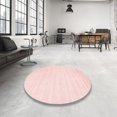 thumbnail image 3 of Ahgly Company Indoor Square Contemporary Light Red Pink Abstract Area Rugs, 10' Square, 3 of 6