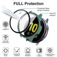 thumbnail image 3 of 2 Pack Glass+Case Compatible with Samsung Galaxy watch Active 2 40mm 44mm All-Around cover bumper+Screen Protector Galaxy watch active 2 (Ultra-Thin, Anti-Scratch), 3 of 6