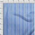 thumbnail image 3 of oneOone Rayon Blue Fabric Stripes Sewing Material Print Fabric By The Yard 56 Inch Wide, 3 of 4