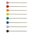 thumbnail image 3 of UNIQUE CREATIV Plastic Head Pins - Assorted Colours, 27 mm (1.06 in) × 0.7 mm (0.03 in), 300-Pack, 3 of 6