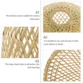 thumbnail image 4 of Bamboo Lamp Shade Vintage Lampshade for Floor Light Table Lamp Pendant Light, 4 of 8